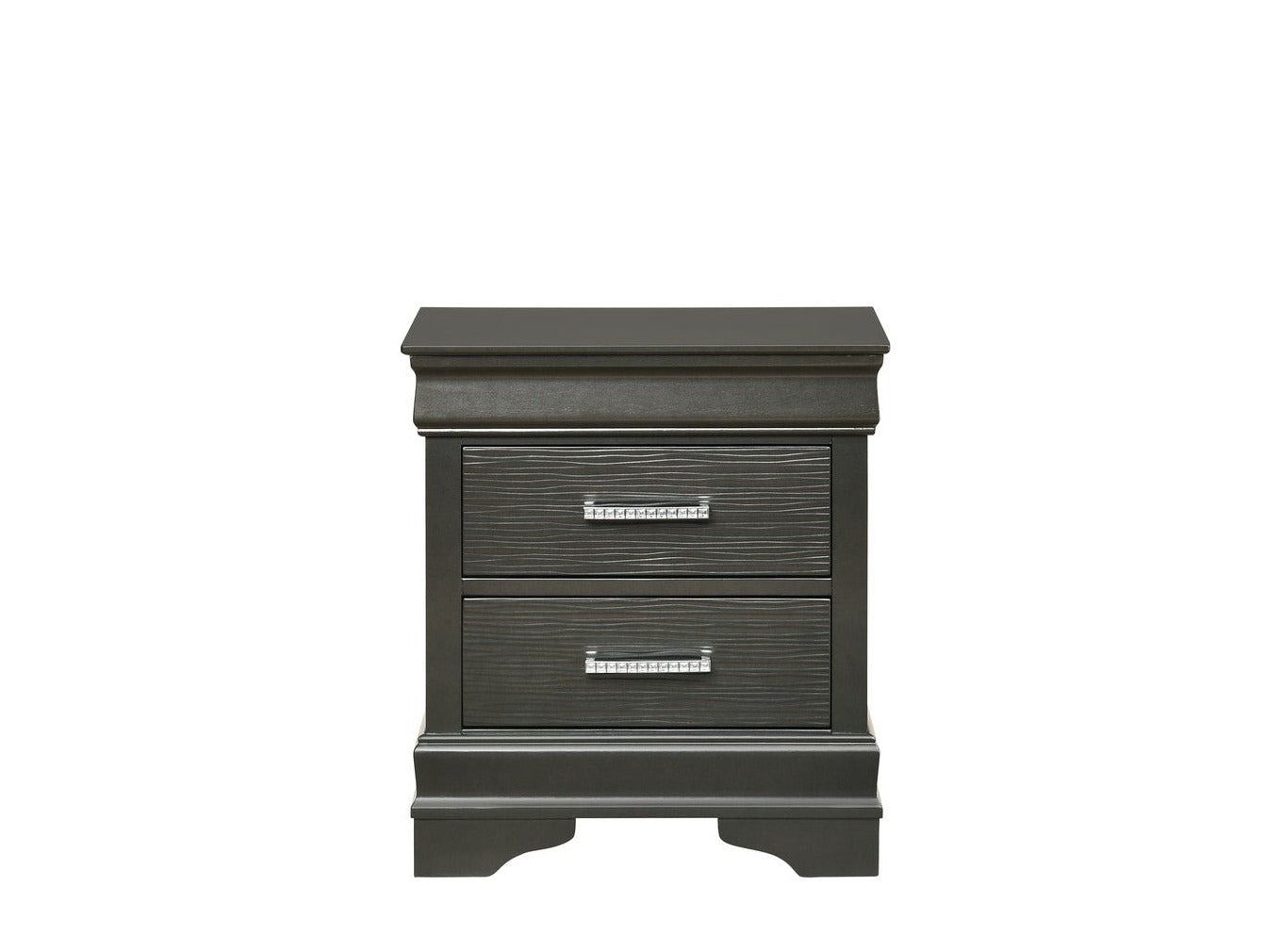 Modern Wooden Nightstand with Drawer - Stylish Bedside Table for Small Spaces - Perfect for Brooklyn Apartments, Bedrooms & Guest Rooms