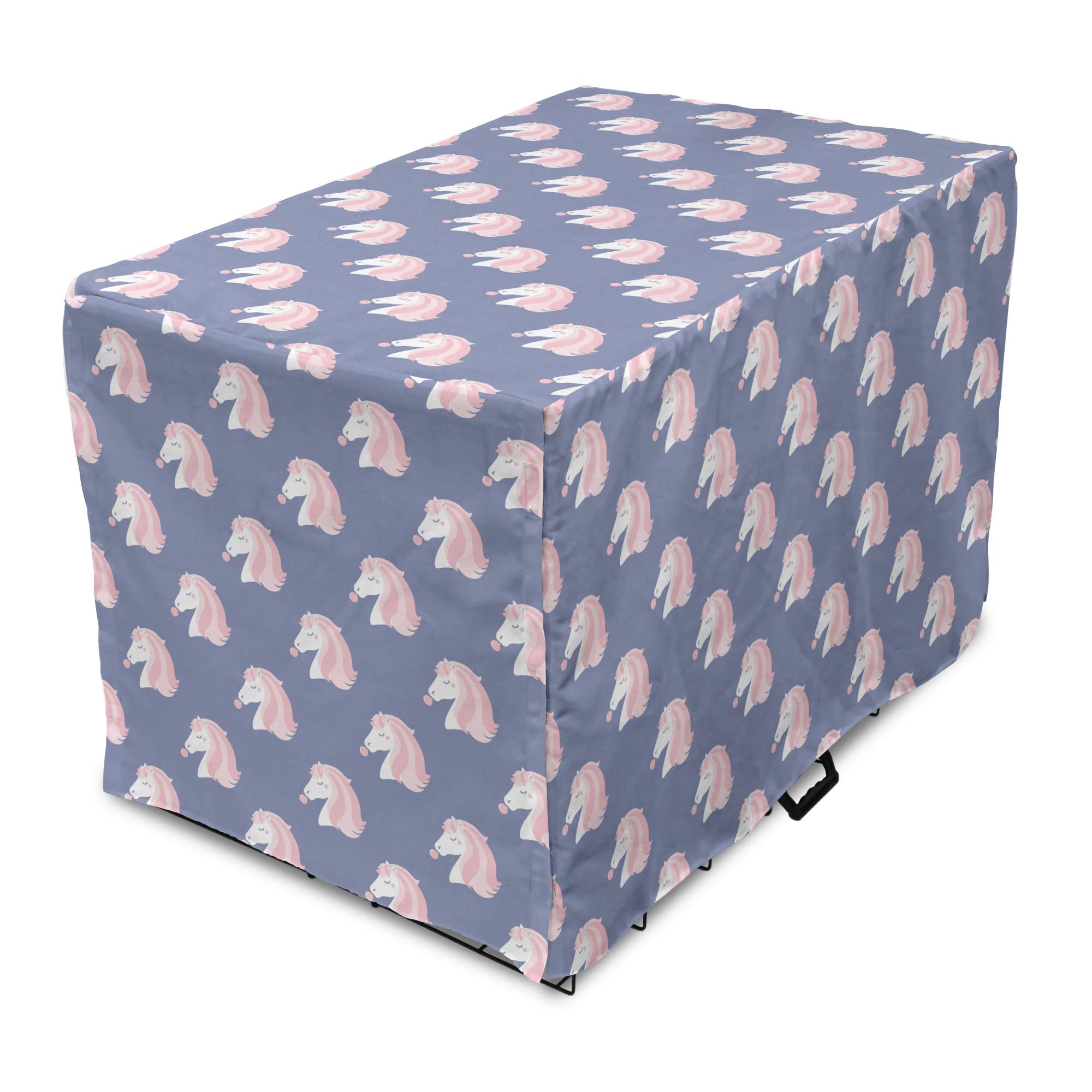 Stylish Multicolor Dog Crate Cover - Breathable Pet Kennel Cover for Small to Large Crates | Perfect for Home, Travel & Vet Visits