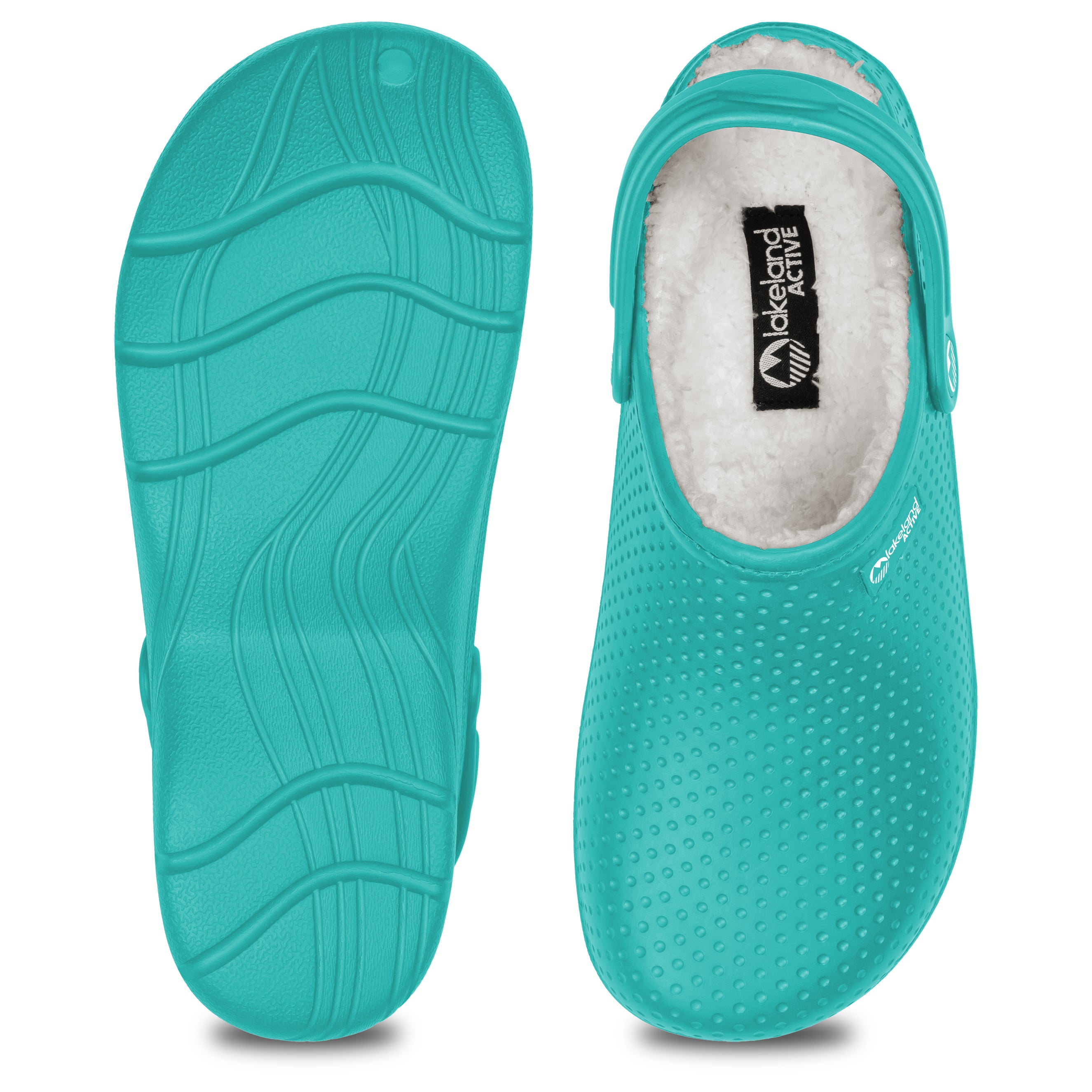 Women's Warm Fleece-Lined Clogs - Slip-Resistant Indoor/Outdoor House Shoes for Winter Comfort at Home & Garden