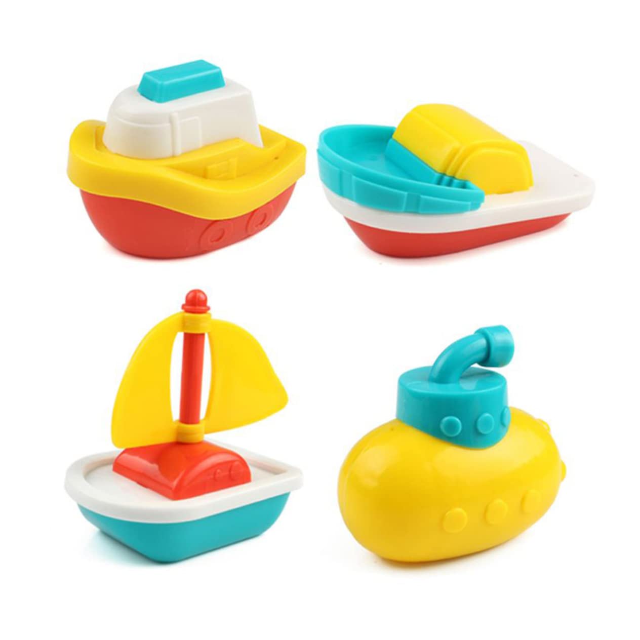 Vaguelly 8-Piece Bath Toy Set for Toddlers - Fun Animal Shaped Bathtub Toys for Kids, Waterproof Bathroom Playtime for Boys & Girls - Perfect for Baby Shower Gifts & Sensory Play in Tub