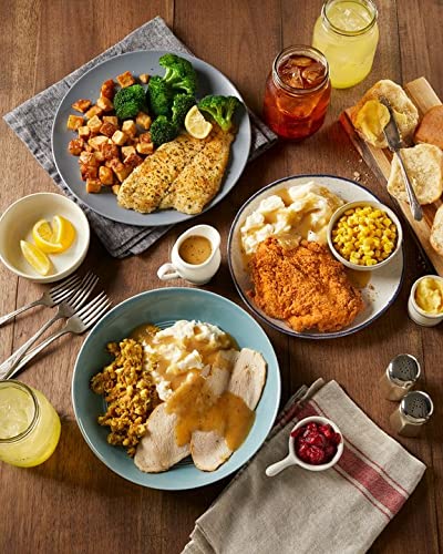 Bob Evans Original Mashed Potatoes - Fresh Potatoes, Real Milk & Butter - No Artificial Colors or Flavors - 6 Pack (24 oz Each) - Perfect for Holiday Dinners, Family Gatherings & Quick Meals