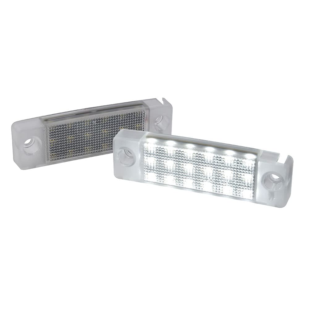 2Pcs LED License Plate Lights for Toyota 4Runner & Sequoia - Super Bright SMD Xenon White, Error-Free, Easy Installation - Perfect for Night Driving & Enhanced Vehicle Appearance