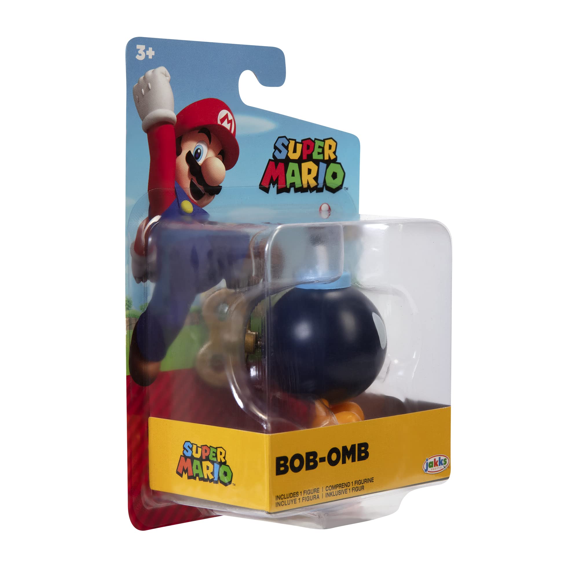 Nintendo Bob-Omb 6cm Articulated Action Figure - Perfect Gift for Kids & Collectors | Super Mario Party Game Accessory & Display Piece