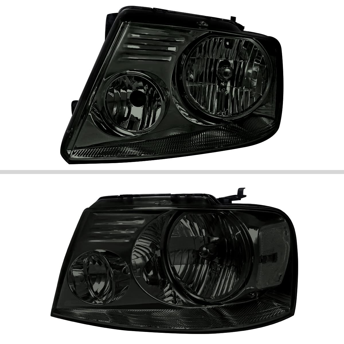 Smoke Tinted Headlights for 2004-2008 Models - Left & Right Pair - Upgrade Your Car's Style & Night Driving Safety (Perfect for Customization, Night Driving, and Car Shows)