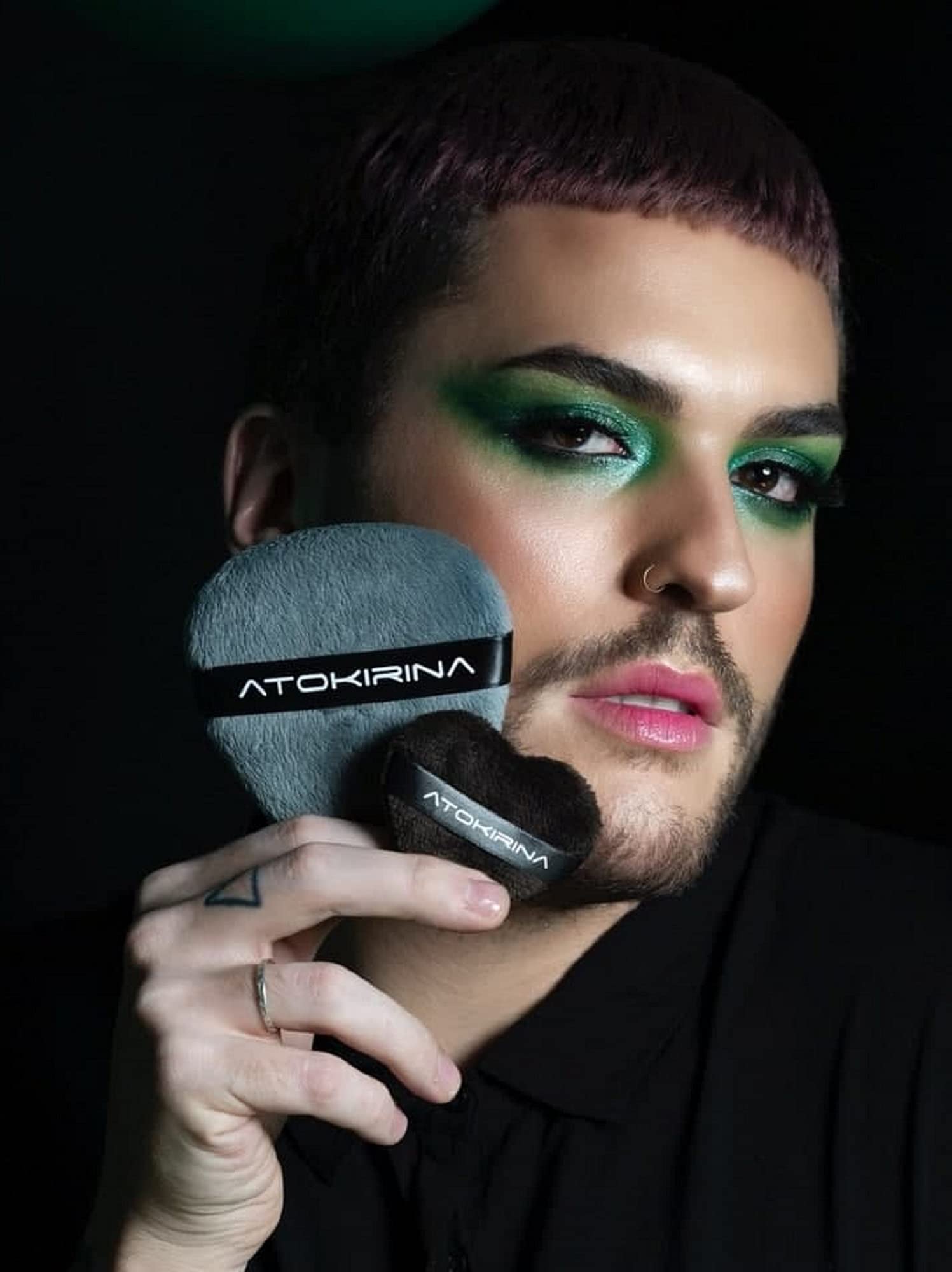 ATOKIRINA Blender Puff 2.0 - Professional Latex-Free Makeup Sponge for Flawless Foundation & Primer Application | Ultra Soft Beauty Blender with Seamless Edges | Perfect for Everyday Makeup, Contouring & Airbrush Finish