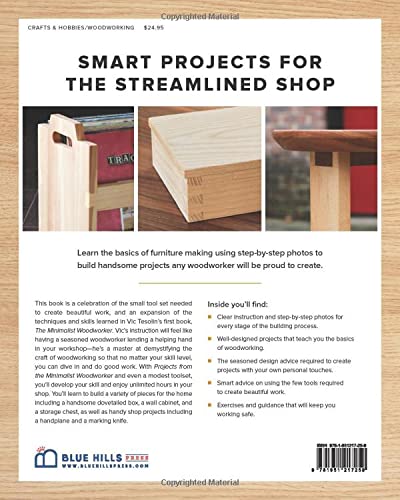 Minimalist Woodworking Projects: Essential Tools & Building Techniques for DIY Furniture, Home Decor & Gifts