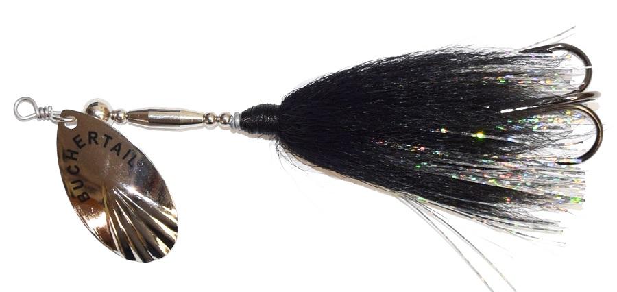 Premium Buchertail 551 Tin Buck Bucktail - High-Quality Fishing Lure for Bass, Trout & Saltwater - Perfect for Freshwater & Saltwater Fishing Adventures