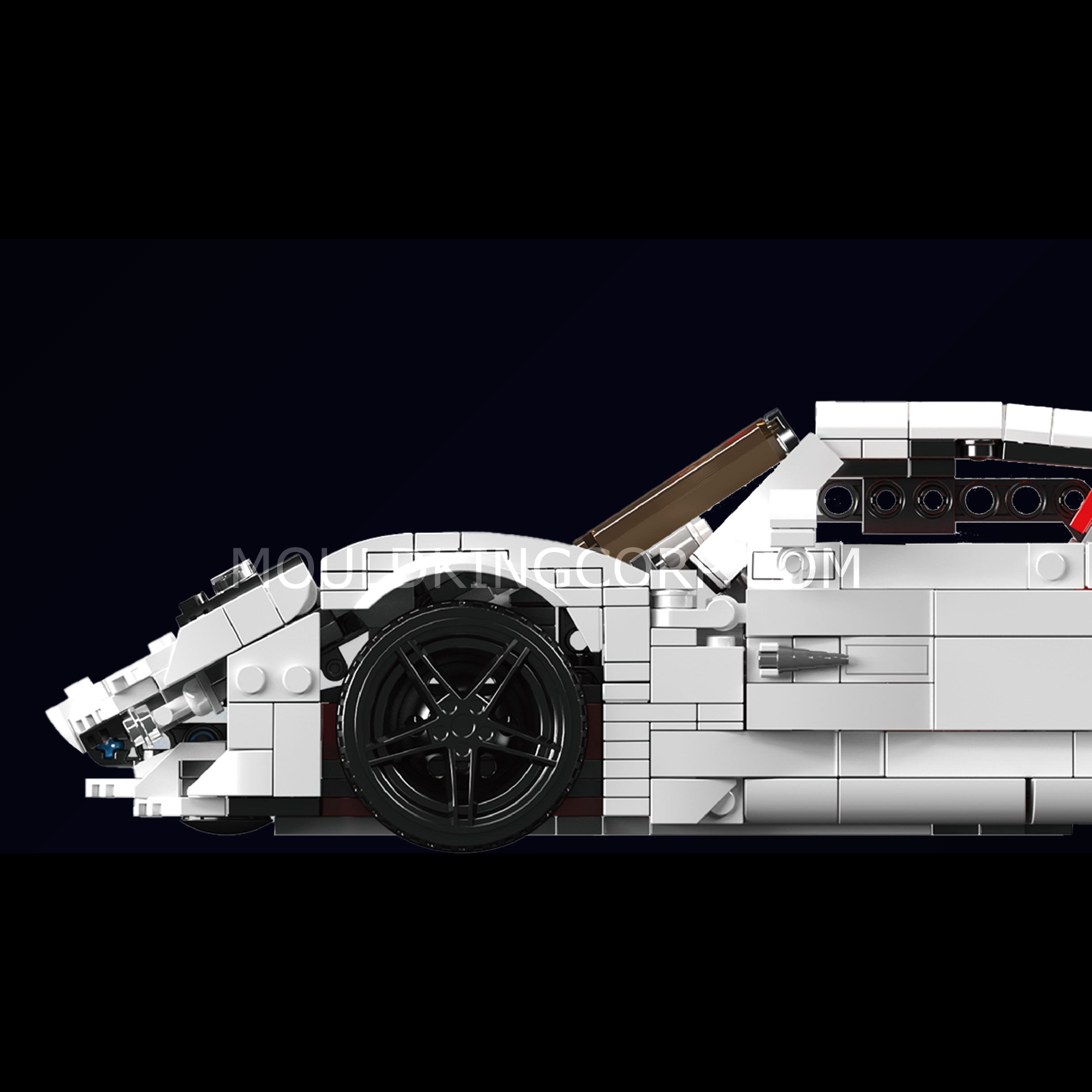 Mould King 10196 Italian Hypercar Building Blocks Set with Quad Exhaust - 1,423 Pieces STEM Toy for Adults & Kids | Perfect for Collectors, Gifts, and Creative Play
