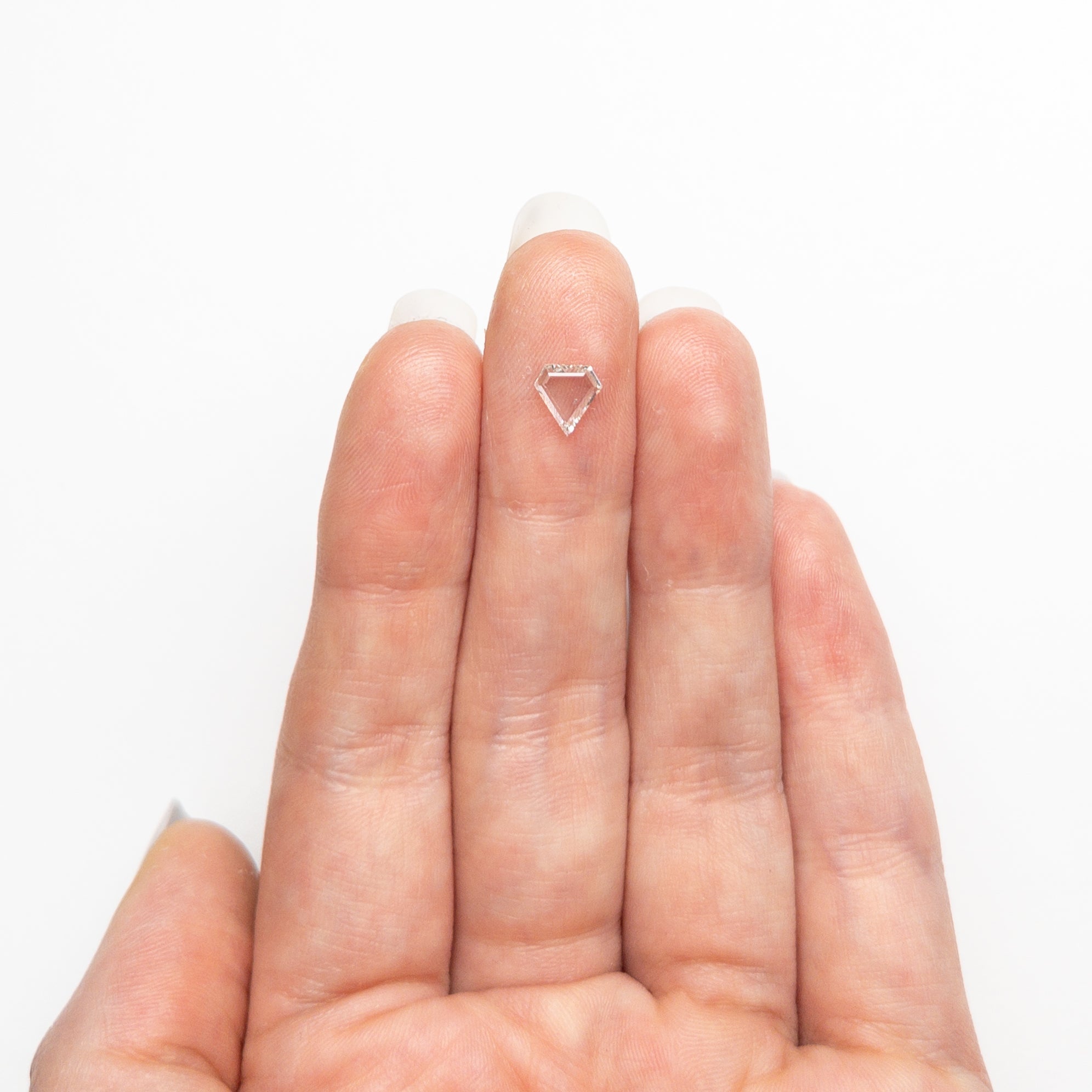 0.47ct Shield Portrait Cut Diamond - 6.16x5.90x1.58mm (20027 13) - Perfect for Engagement Rings & Fine Jewelry Making