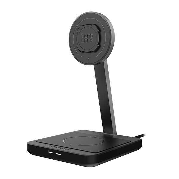 MAG Dual Desktop Wireless Charger for iPhone & Samsung - Fast Qi Charging Pad for Home & Office - Perfect for Desk, Nightstand, or Workspace