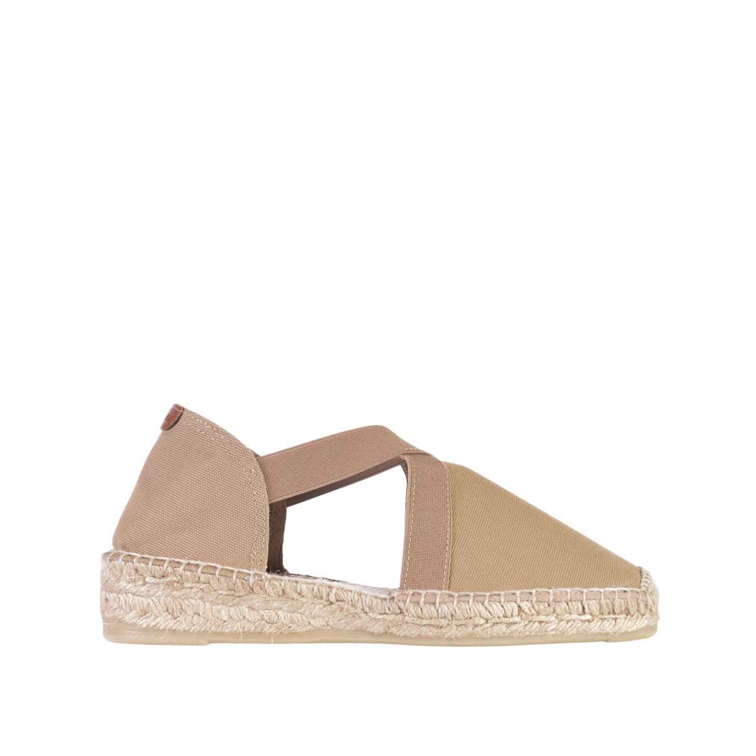 Women's Canvas Espadrille Shoes with Comfortable Jute Sole & Elastic Design - Perfect for Summer, Beach, and Casual Outings