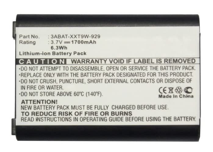 Synergy Digital Wireless Headset Battery - 1700mAh Li-ion Replacement for Astro 3ABAT-XXT9W-929 Headset | High Capacity 3.7V Battery | Perfect for Gaming, Streaming & Long Sessions