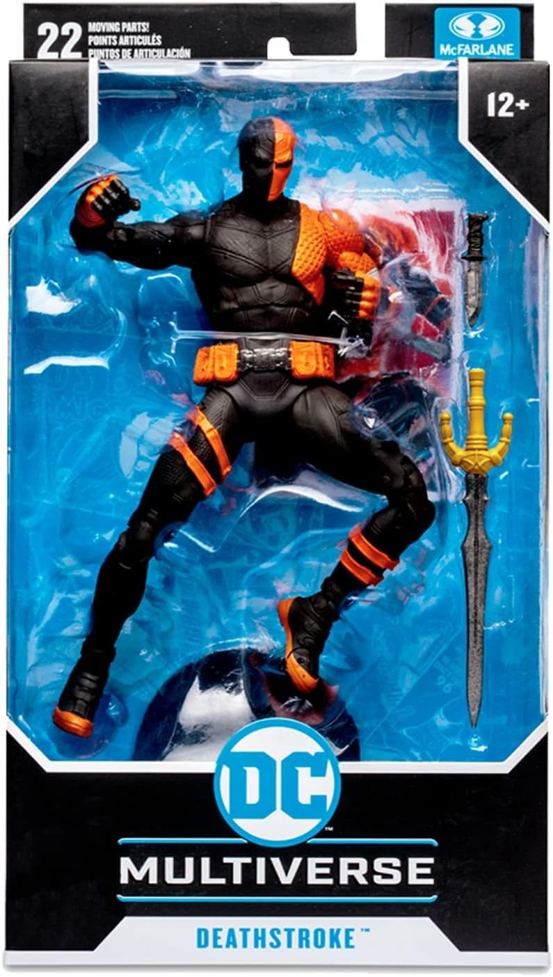 McFarlane Toys DC Multiverse 7-Inch Action Figure - Deathstroke (DC Rebirth) Collectible for Superhero Fans | Perfect for Display, Gifts, and DC Comics Collections