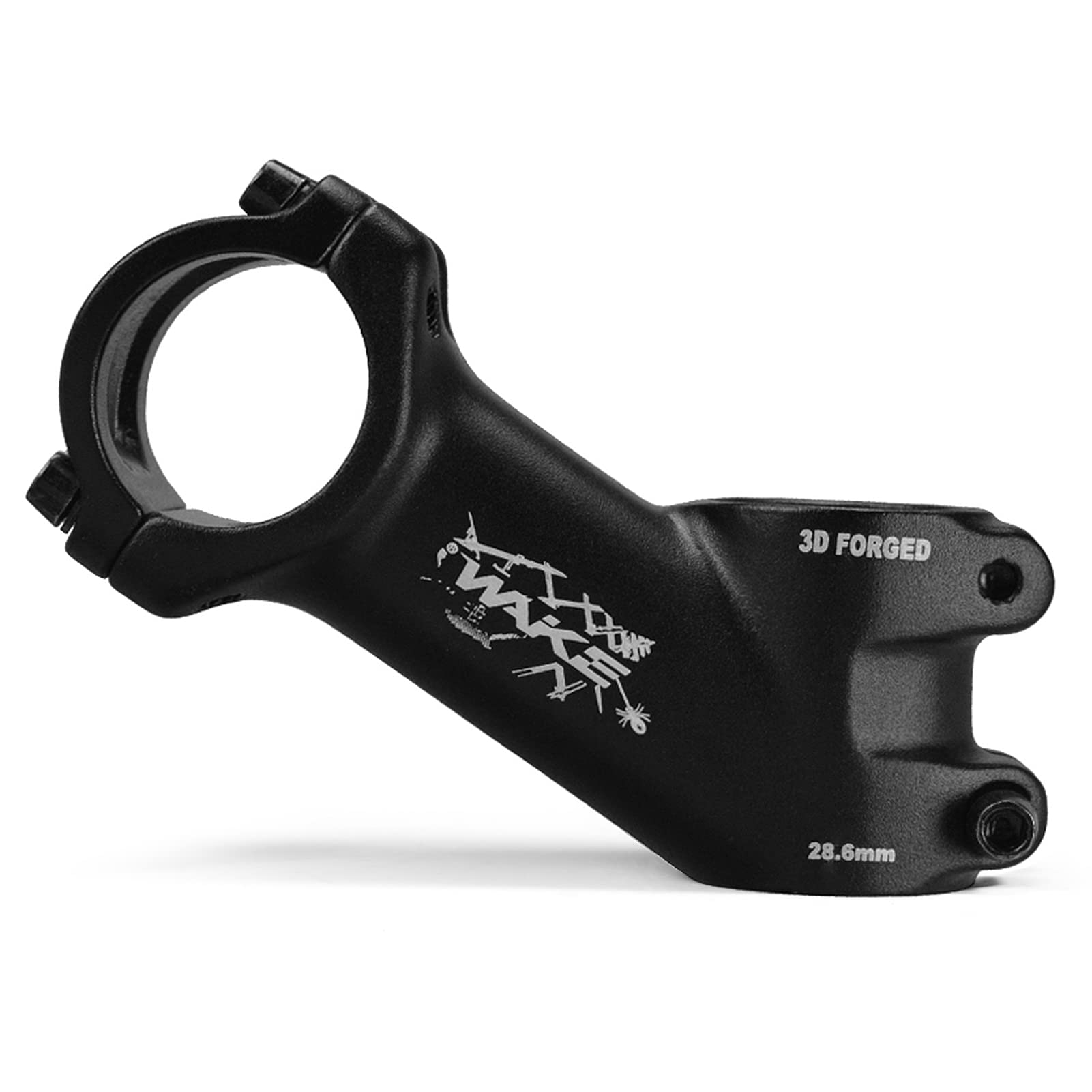 Ultralight 35 Degree Bike Stem for MTB & Road Bicycles - 31.8mm Clamp, 70/80/90/100/110mm Length Options - Durable Mountain Bike Power Accessory for Trail Riding & Commuting