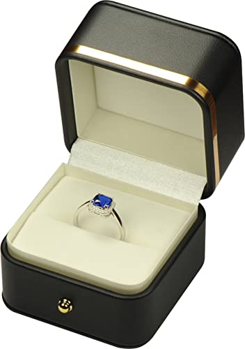 Black PU Ring Box-ZF