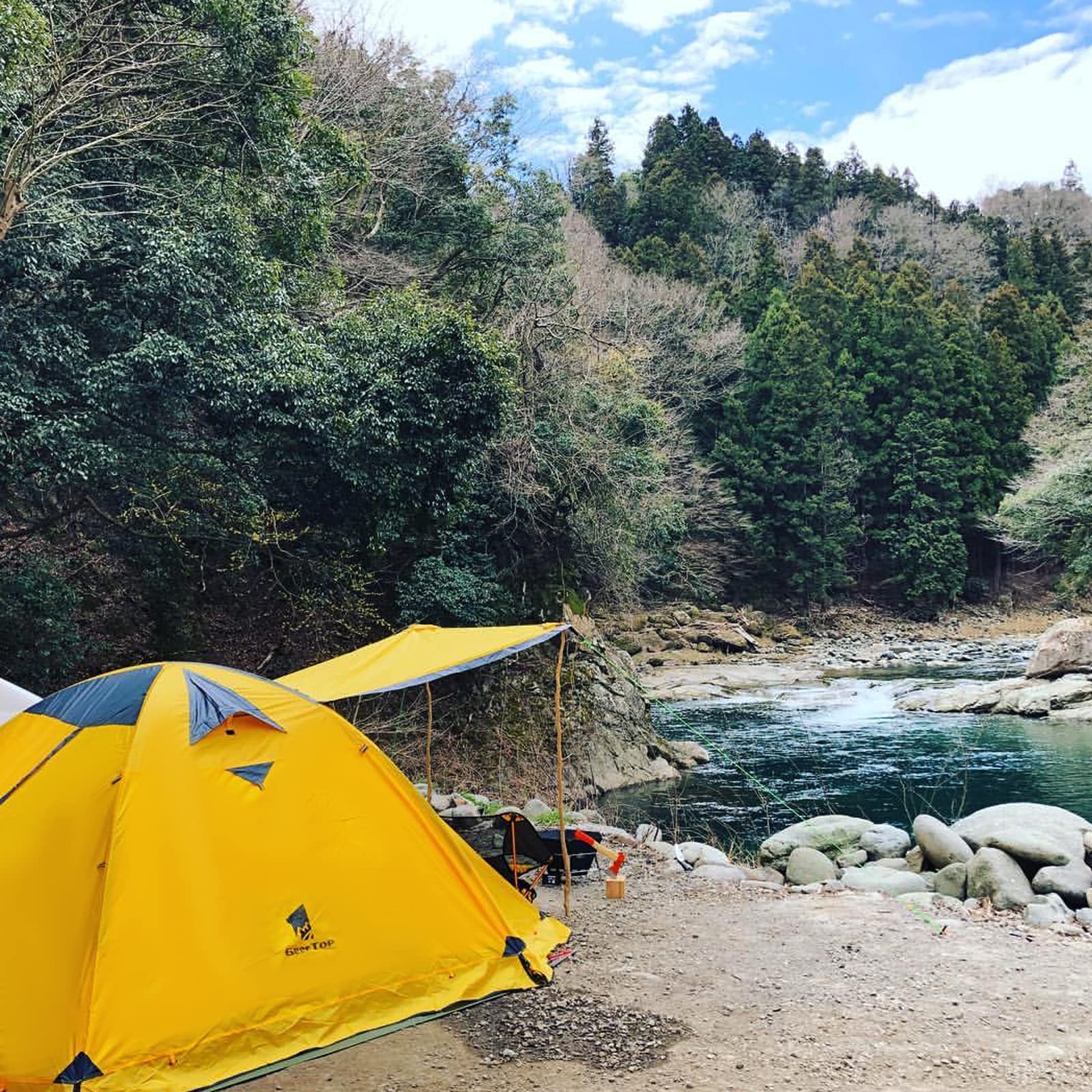 GEERTOP 4 Person 4 Season Waterproof Camping Tent - Double Layer Lightweight Family Tent for Hiking, Backpacking & Outdoor Adventures - Perfect for Camping Trips, Family Gatherings & Wilderness Exploration
