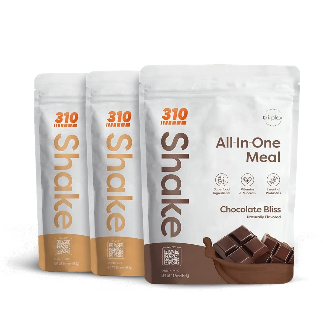 310 Nutrition All-In-One Meal Replacement Shake - Vegan Superfood Blend with Fiber, 26 Vitamins & Natural Sweeteners - Low Carb, Keto, Paleo & Gluten Free - Perfect for Weight Loss, Busy Lifestyles & On-the-Go Nutrition