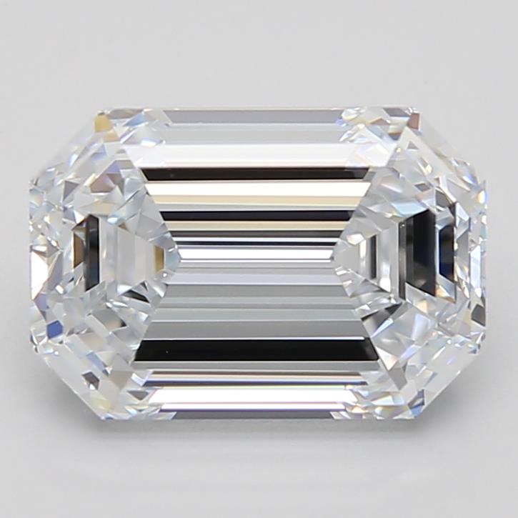 2.94 Carat Lab-Grown Emerald Diamond Ring - Eco-Friendly & Conflict-Free for Engagement, Wedding, or Anniversary Gifts