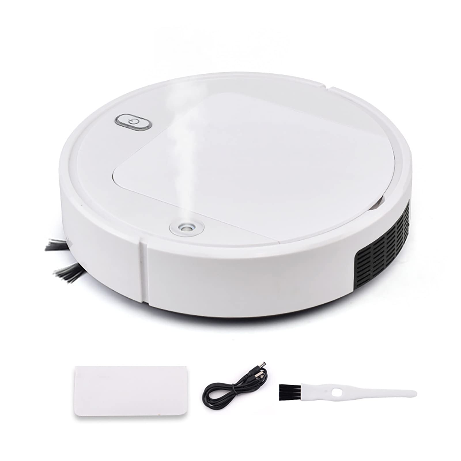 SOONHUA Robot Vacuum and Mop Combo - Smart Self-Charging Robotic Cleaner with Water Spray, WiFi App Control for Hardwood Floors & Carpets - Perfect for Pet Hair, Dust Cleaning in Home & Office