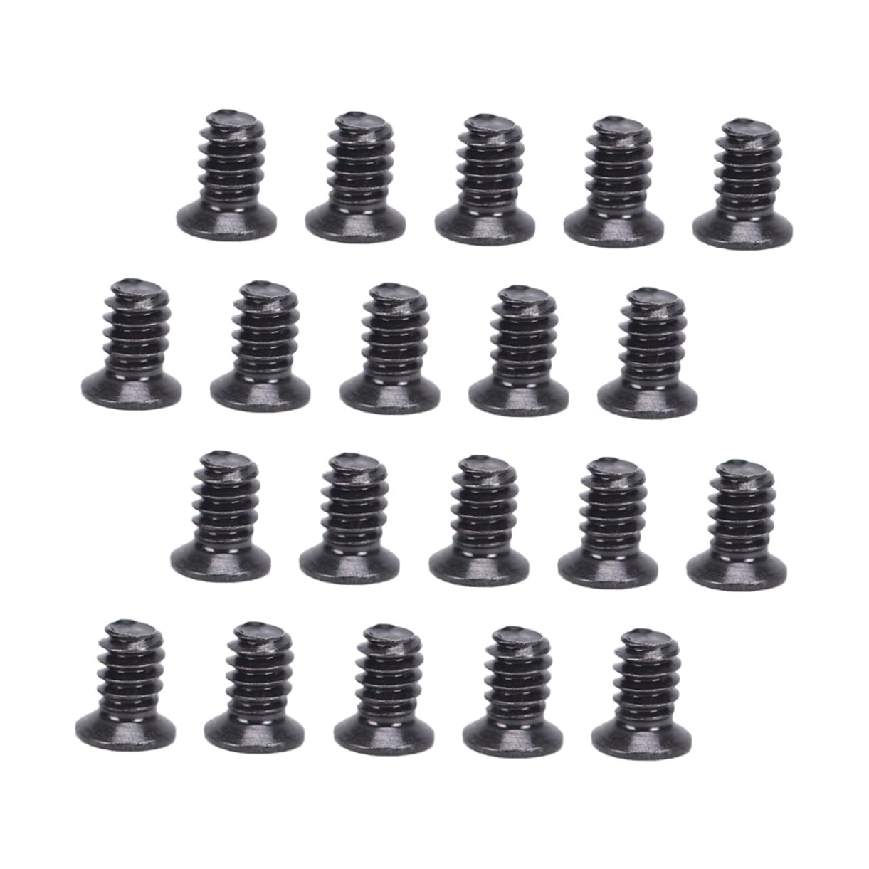 Gatuida 300 Pcs Black Nickel Flat Head HDD Screws for 3.5-Inch Hard Drive & Computer Case - Compatible with HDD Trays & PC Accessories - Perfect for PC Building, Hard Drive Installation & Computer Repair