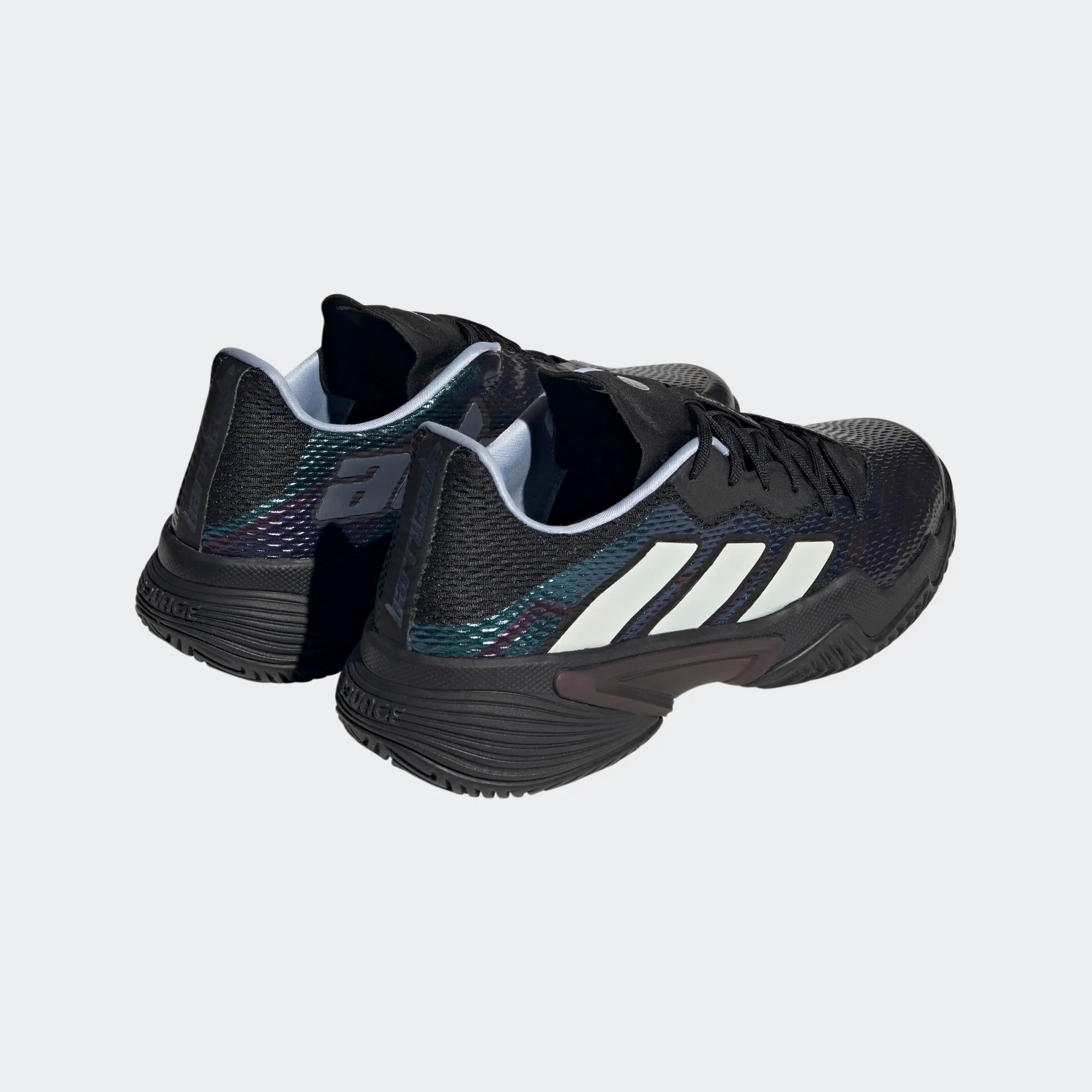 adidas Barricade Men's Tennis Shoes - Black/Blue/Purple HQ8415 | High-Performance Court Shoes for Competitive Play & Training