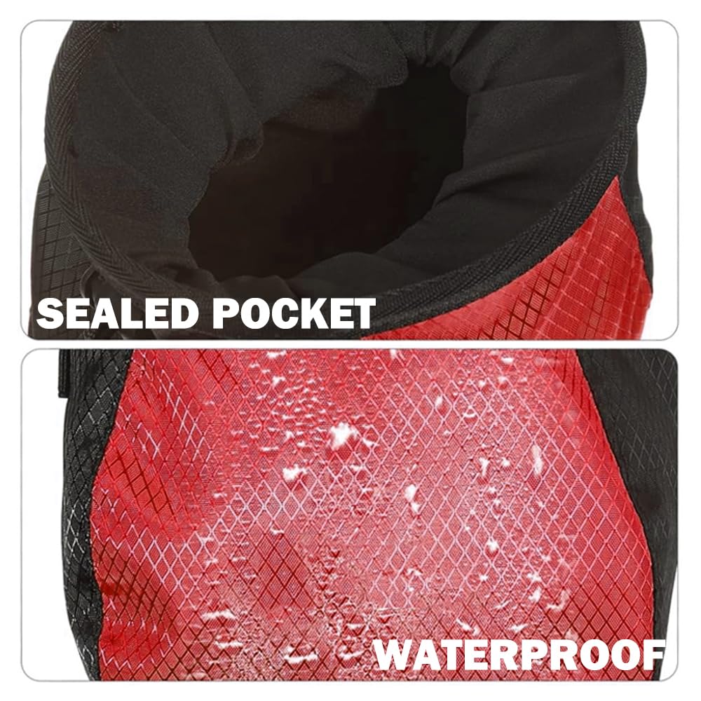 Premium Adjustable Black Chalk Bag for Rock Climbing - Lightweight & Secure Grip - Perfect for Bouldering, Gym Training & Outdoor Climbing Adventures