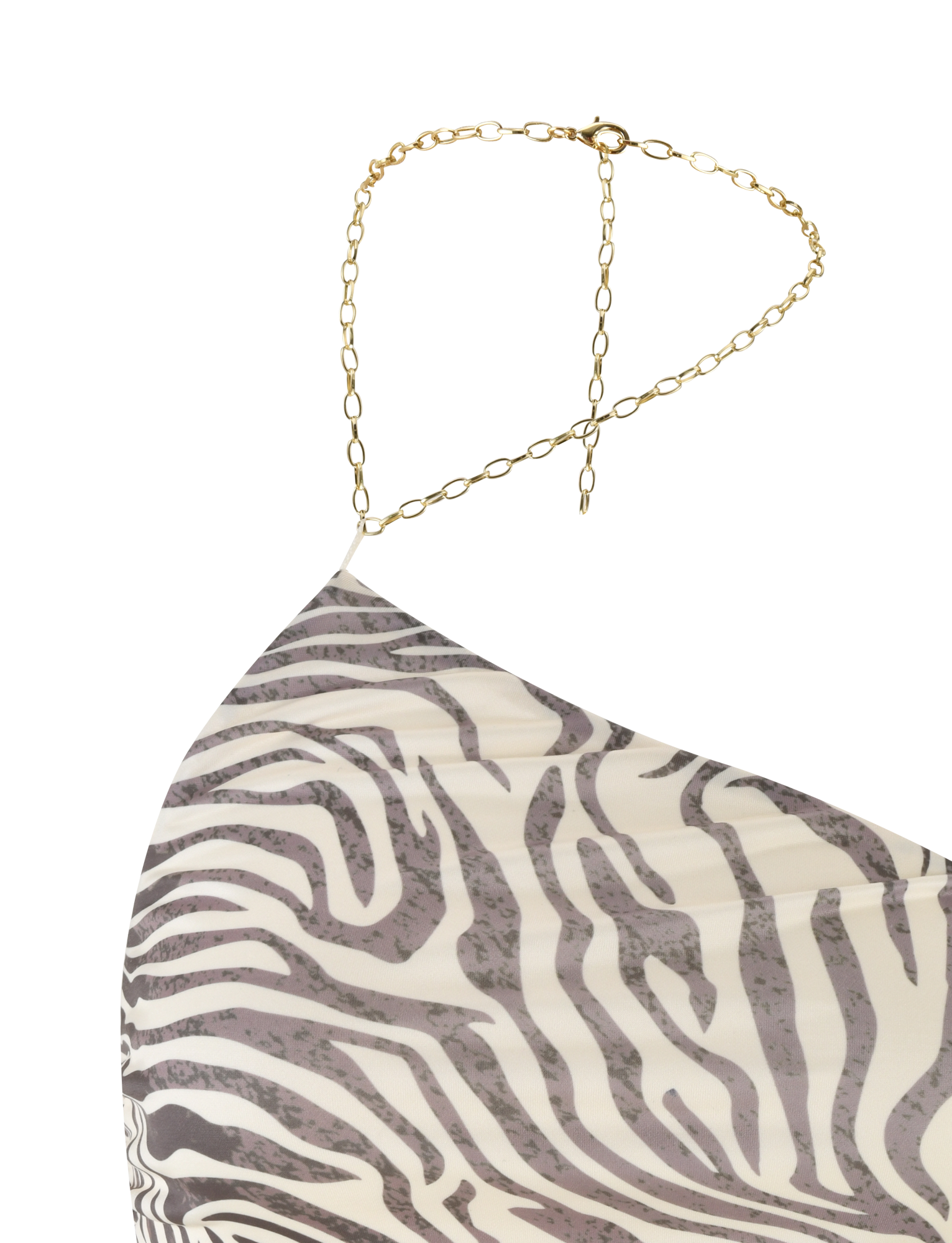 LYRA TOP Neutral Zebra Print Women's T-Shirt - Casual Comfort Fit Tee for Everyday Wear, Outfits & Layering