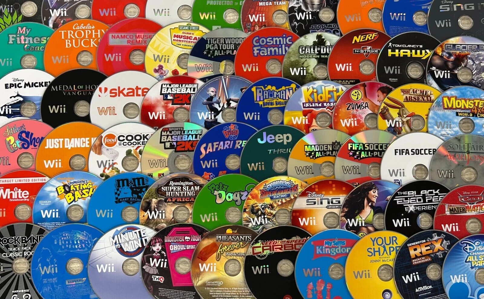 15 Random Nintendo Wii Games Bundle - Great for Family Game Nights & Retro Gaming Collections