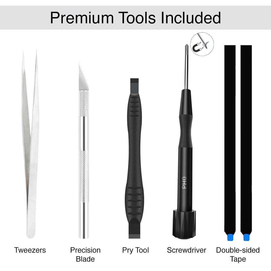 ASUS Chromebook C424 Replacement Screen - 30-Pin FHD 1920x1080 Matte LED LCD Display with Installation Tools & Adhesive Tape | Perfect for DIY Repair, Home Office, and School Use