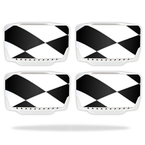 MightySkins 4-Pack Checkered Flag Vinyl Wrap Skin Stickers for Blade Chroma Drone Batteries - Durable Protective Cover for Racing & Outdoor Drone Flying