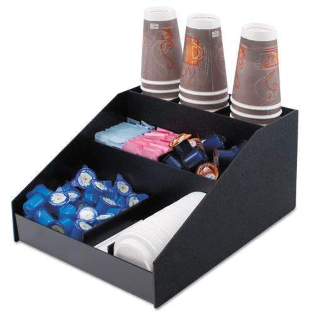 Vertiflex Horizontal Condiment Organizer - 3-Tier Spice Rack for Kitchen Countertop, Pantry & Refrigerator - Perfect for Organizing Sauces, Jars & Bottles - Space Saving Kitchen Storage Solution