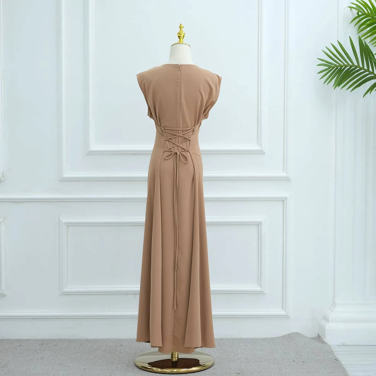 Urgarment Back Strap Nida Sleeveless Slip Dress - Seamless Invisible Underdress for Women, Perfect for Wedding Gowns, Evening Dresses & Formal Wear #251003