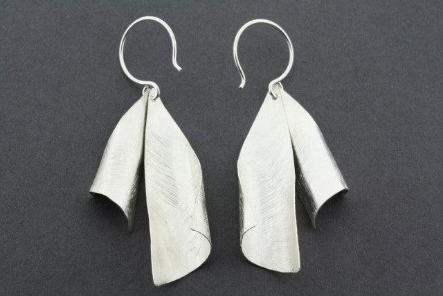 Sterling Silver Drop Earrings for Women - 2 Piece Set - Elegant Dangle Earrings for Party, Wedding & Everyday Wear