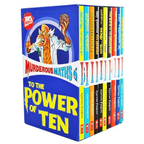 Murderous Math 10-Book Set - Fun & Educational Math Books for Kids | Perfect for Homeschooling, Classroom Learning & Gift Giving
