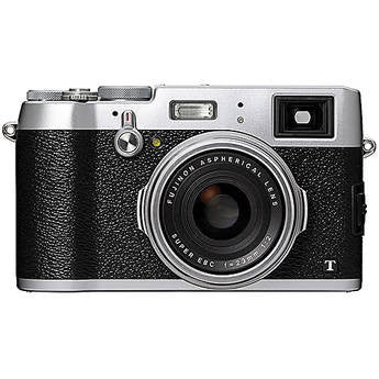 Fujifilm X100T 16.3MP Digital Camera with 23mm F2 Lens - Silver | Premium Compact Mirrorless Camera for Street Photography & Travel