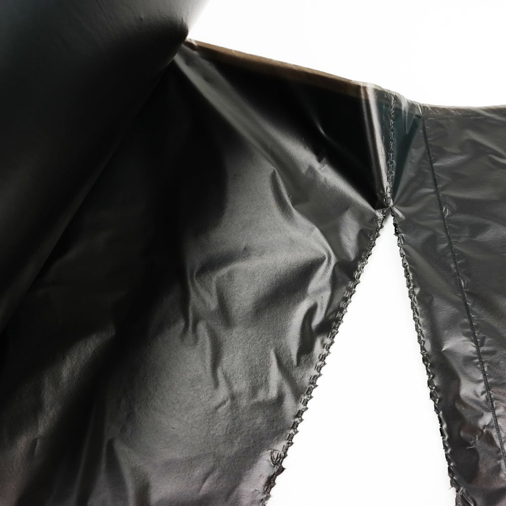 130 Counts 4 Gallon Trash Can Liners - Heavy Duty Black Garbage Bags for Small Wastebaskets, Bathroom, Office & Kitchen Use