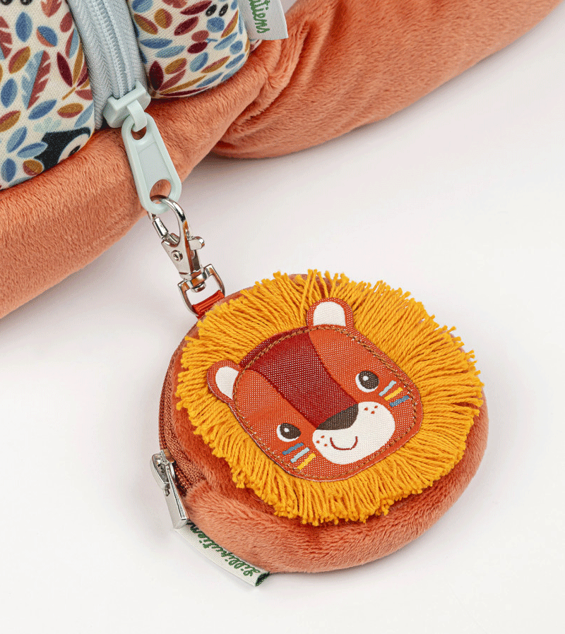 Lilliputiens Jack the Lion Purse - Cute Animal-Themed Handbag for Kids, Girls & Boys - Perfect for School, Playdates & Travel Accessories