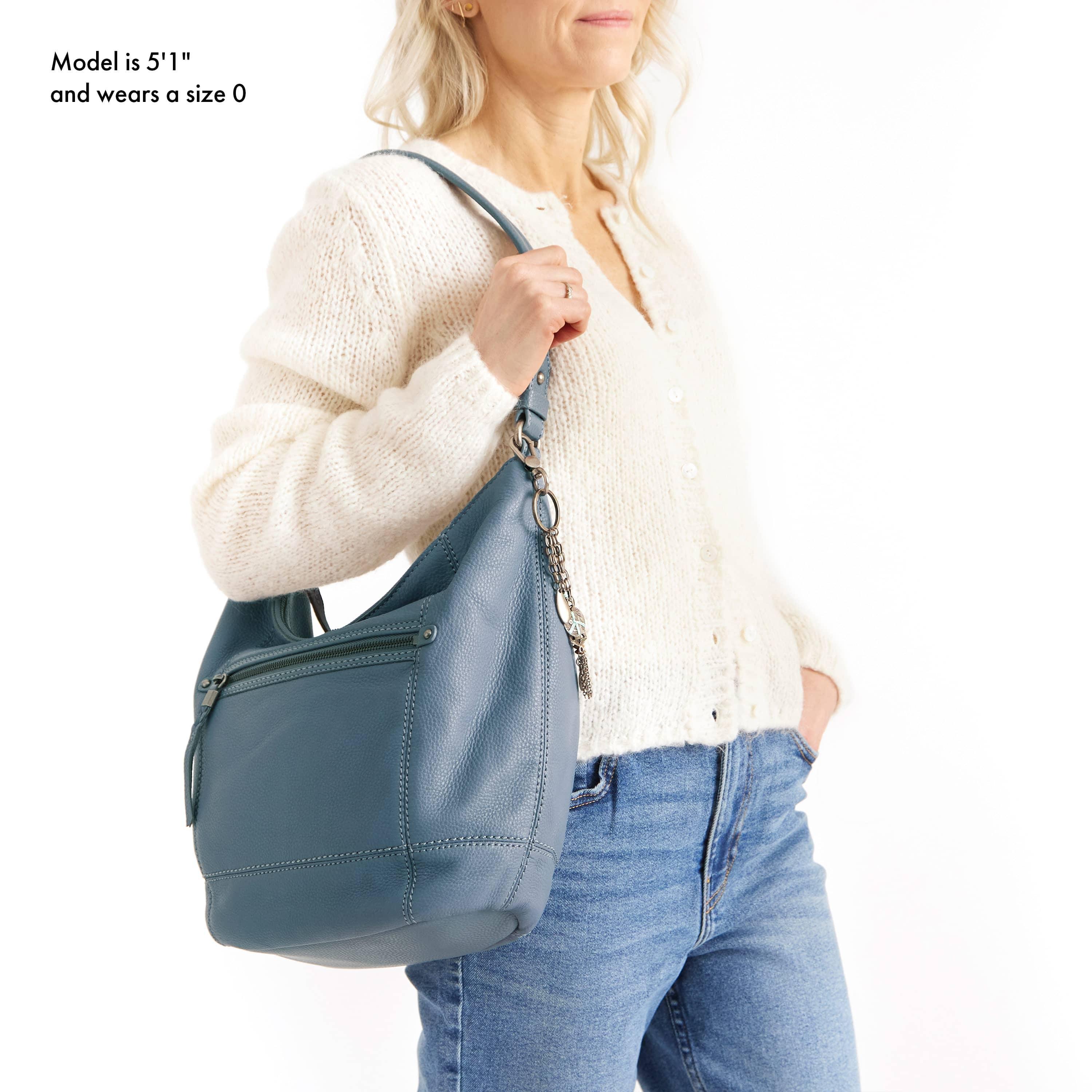Premium Sequoia Hobo Leather Handbag - Durable & Stylish Maritime Design for Women | Perfect for Work, Travel & Everyday Use
