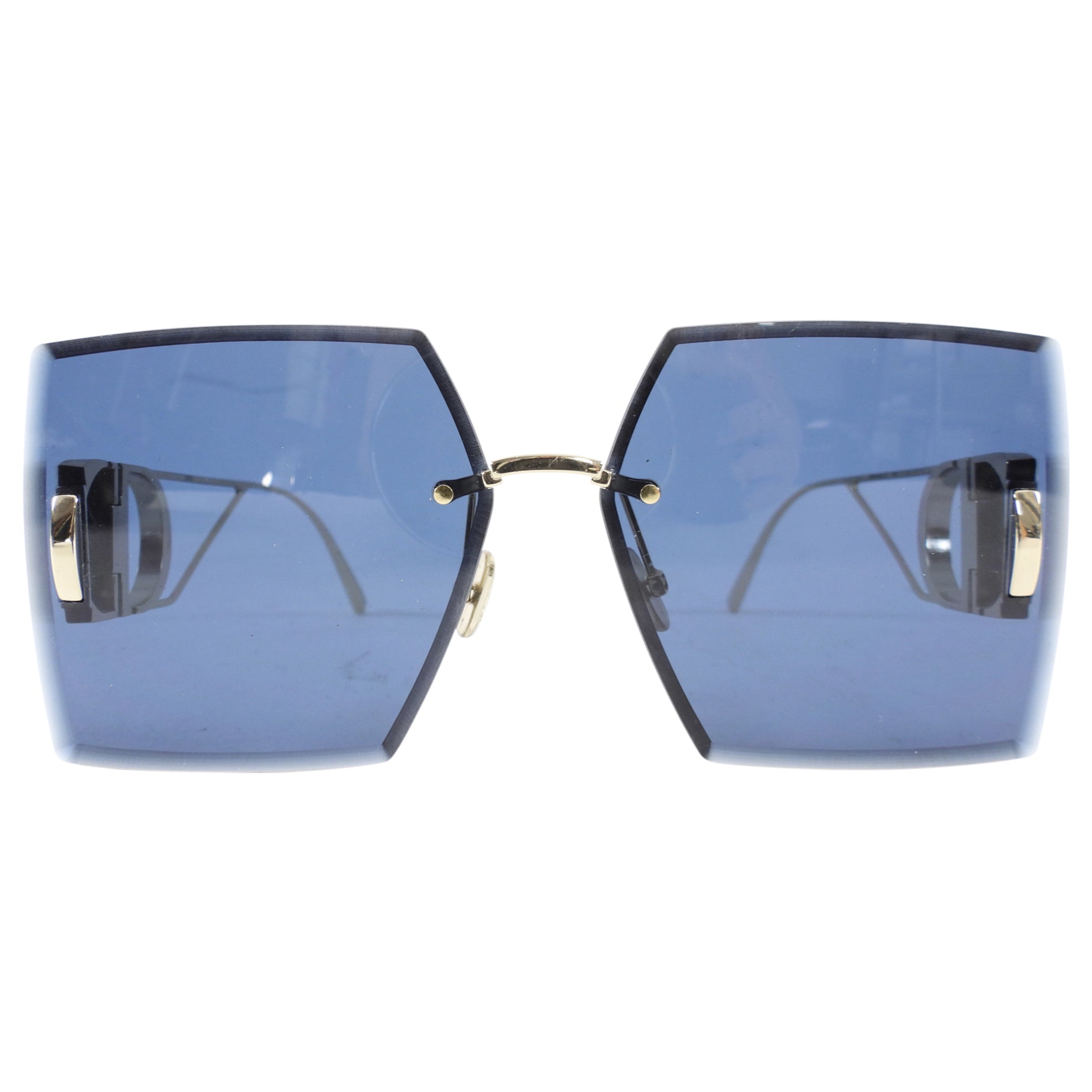 Christian Dior Dior Montagne S7U Oversized Sunglasses for Women - UV Protection Luxury Fashion Shades for Beach, Driving & Outdoor Activities