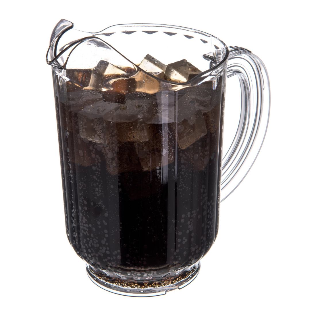 Carlisle 554007 VersaPour Clear 60 oz Pitcher - Durable BPA-Free Plastic Pitcher for Iced Tea, Lemonade, Juice & Water - Perfect for Restaurants, Cafes & Home Use