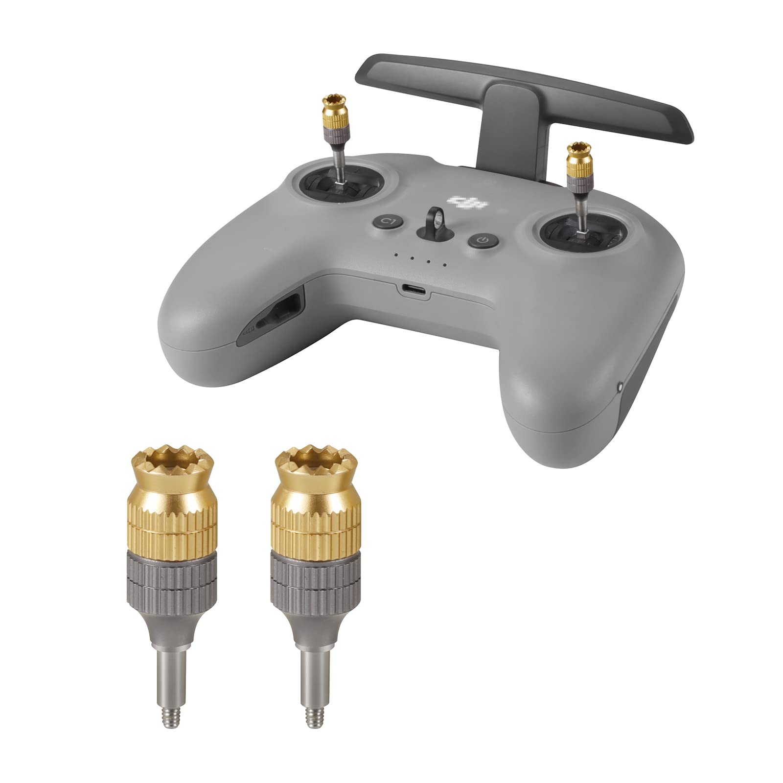 Anbee Upgrade CNC Aluminum Joystick Controller - Replacement Thumb Rocker for DJI FPV Drone | High-Precision Gaming & FPV Drone Control Accessory