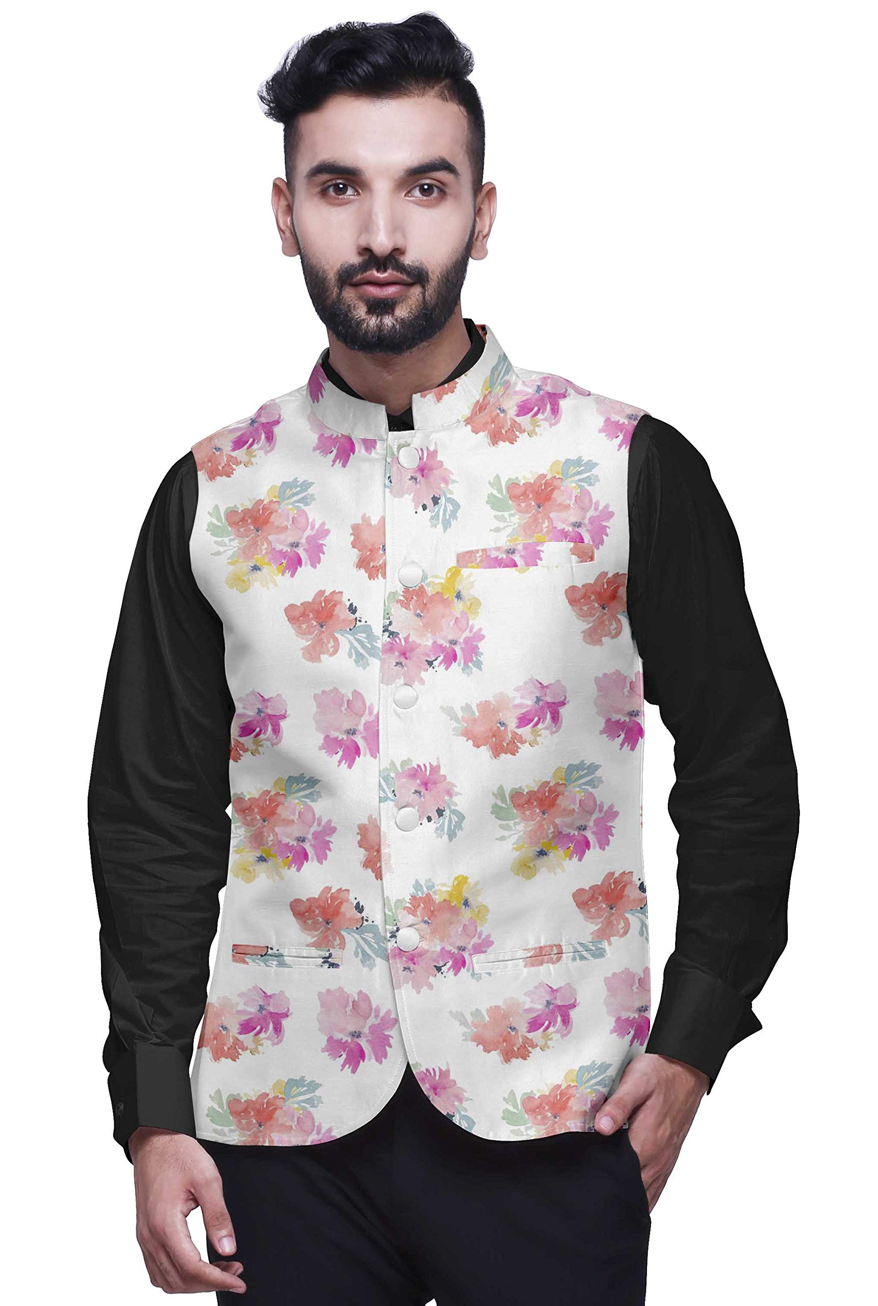 Stylish Atasi Printed Casual Jacket for Men | Elegant Wedding & Party Wear Blazer | Perfect for Formal Events, Night Out & Special Occasions