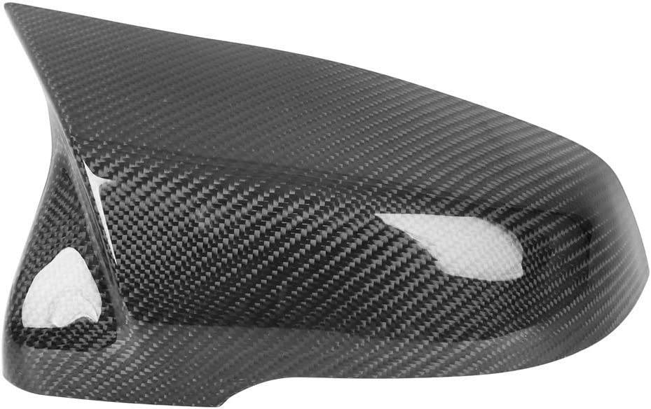 M Style Mirror Cover Caps for BMW F22 F23 F30 F32 F33 F87 2/3/4 Series (2012-2018) - M Inspired Design Replacement Mirror Caps - Perfect for Car Upgrades & Customization