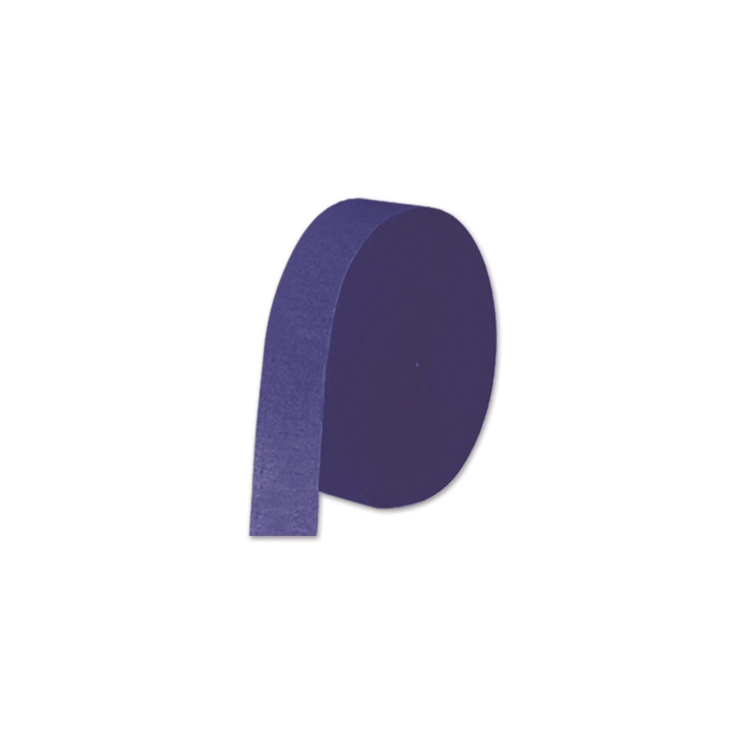 12 Pack Beistle FR Party Festive Crepe Streamers - Dark Blue Decoration for Birthday, Wedding & Holiday Celebrations