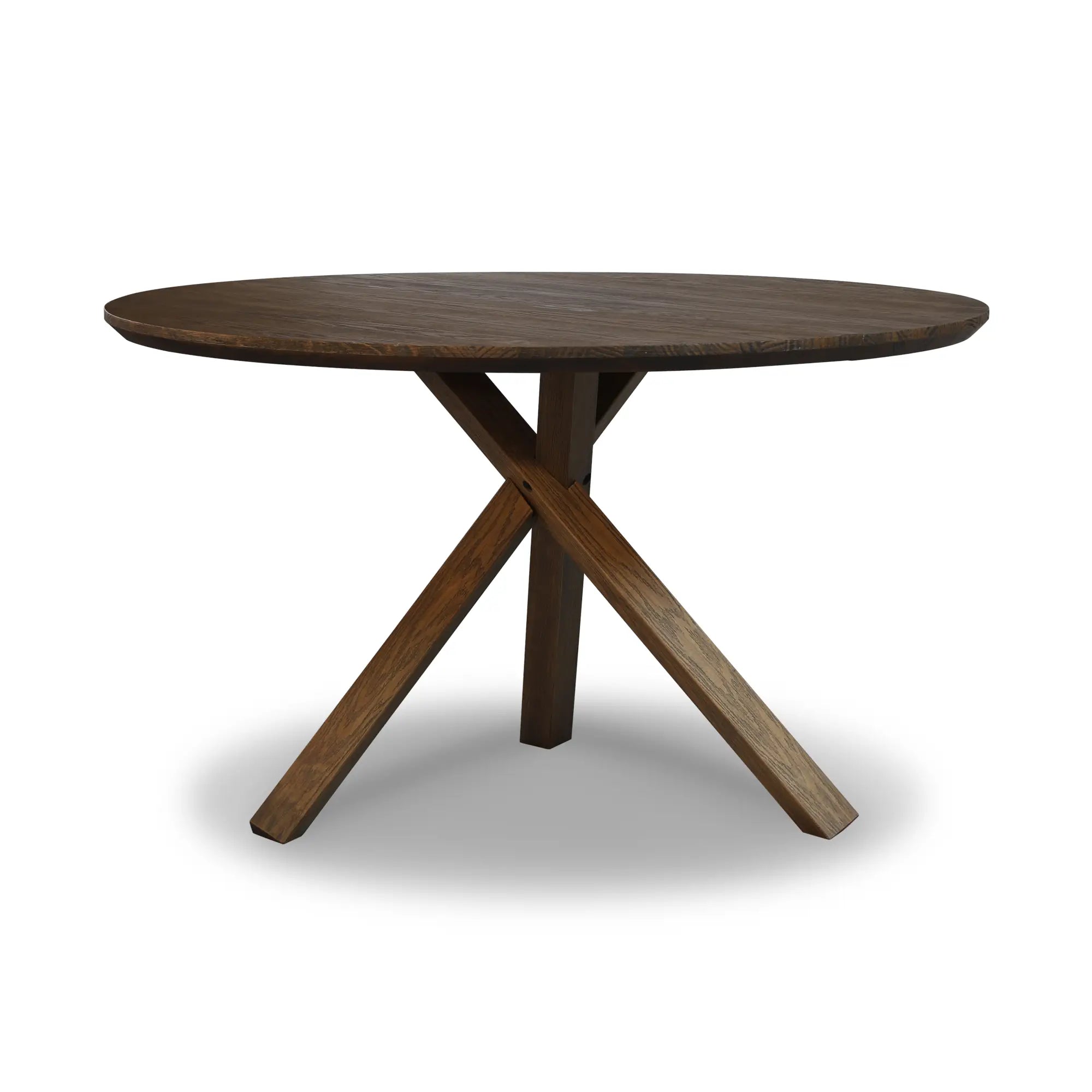 Stylish Cascais Round Dining Table - Modern Wooden Kitchen Table for 4-6 People | Perfect for Small Spaces, Breakfast Nooks & Cozy Family Meals