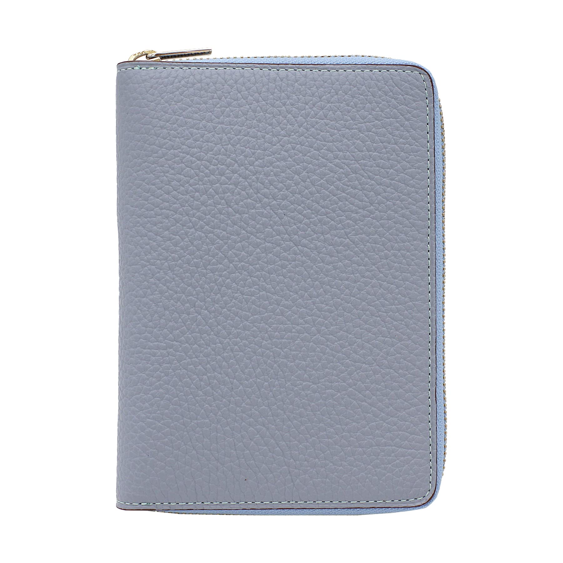 Brilio System 752 Mini 6 0.6 inches (15mm) Round Sky Gray Gardenia Leather Planner - Perfect for Daily Planning, Journaling & Organizing Schedules