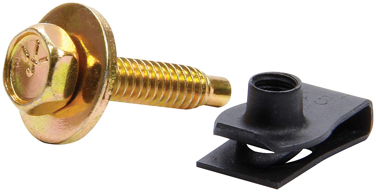 Allstar Performance ALL18559 Body Bolt Kit - Universal Fit for Cars, Trucks & SUVs - Durable Fasteners for Auto Body Repair & Restoration - Perfect for DIY Mechanics & Professional Garages