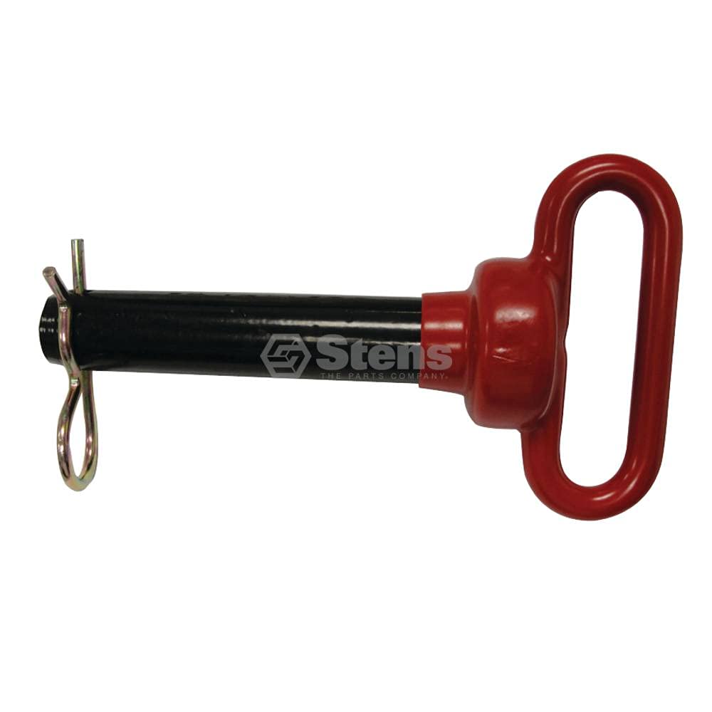 3013-1337 Red Handle Hitch Pins - Heavy Duty Trailer Hitch Lock Pin with Safety Clip - Perfect for Trucks, Trailers, RVs & Towing Equipment