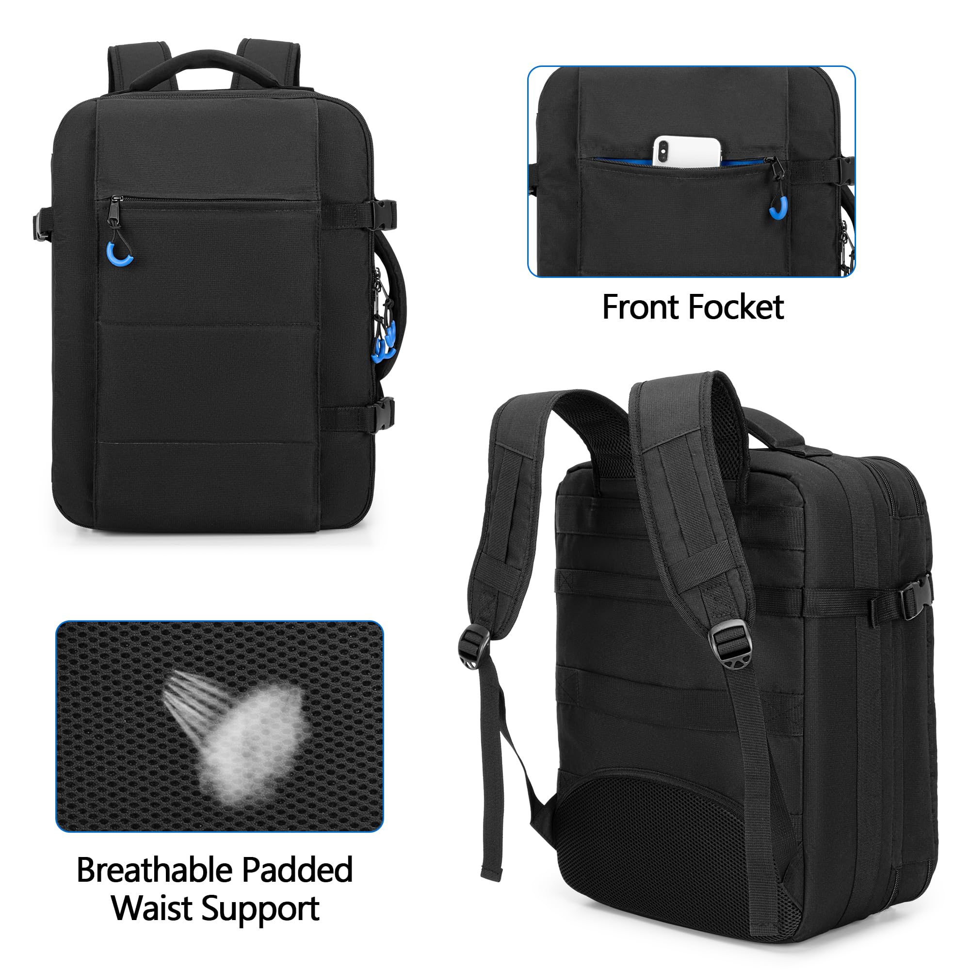 PGmoon Travel Backpack for PS5/PS5 Slim/PS5 Pro - Protective Gaming Case with Controller Storage & 15.6’’ Laptop Compartment | Patent Design | Perfect for Travel, Commuting & Gaming Events