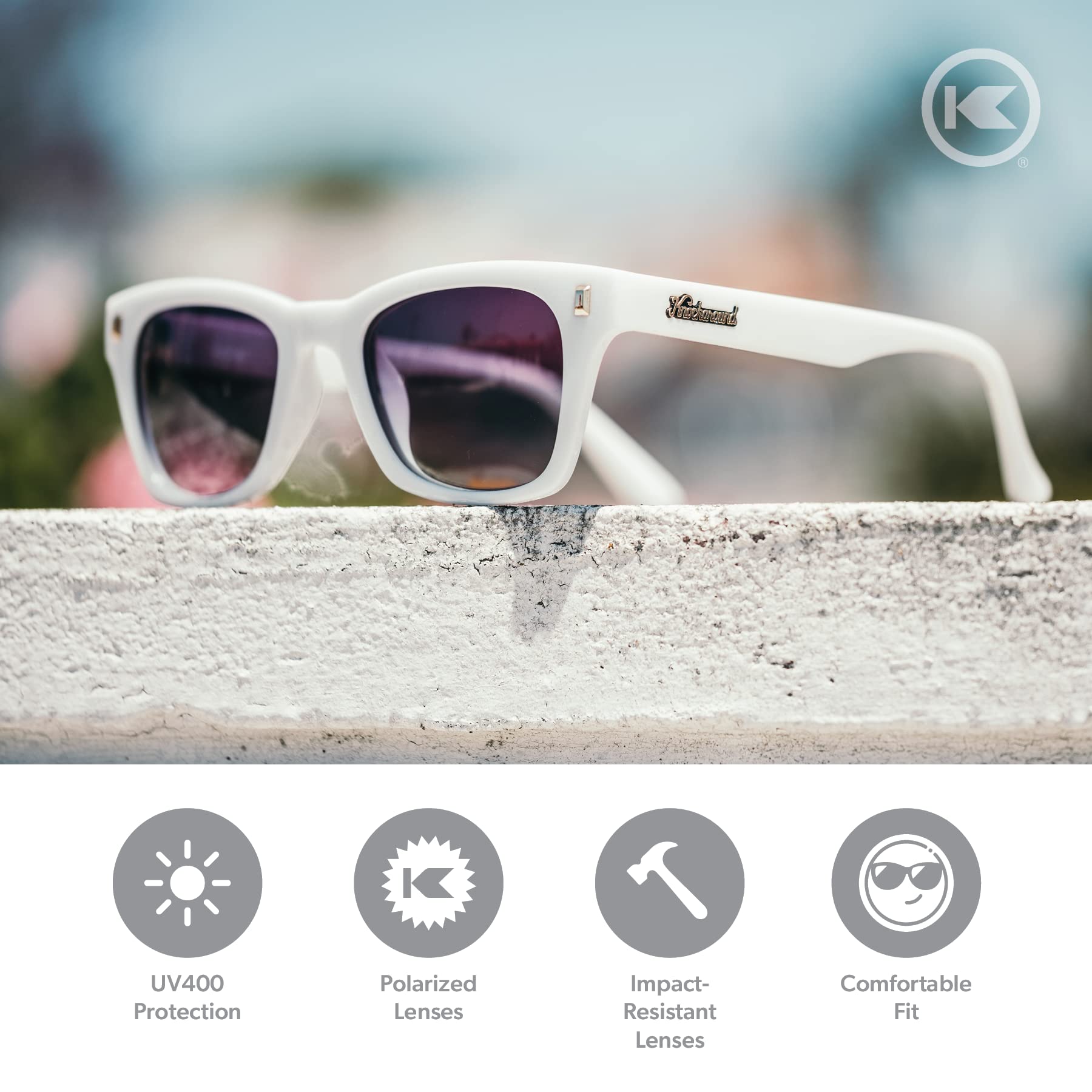 Knockaround Seventy Nines Polarized Sunglasses for Men & Women - UV400 Protection, Classic Aviator Style - Perfect for Driving, Beach & Outdoor Activities